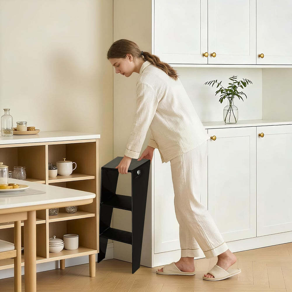 HOTEAGLE Modern Folding Chair - Multifunctional Design Doubles as Step Stool ...