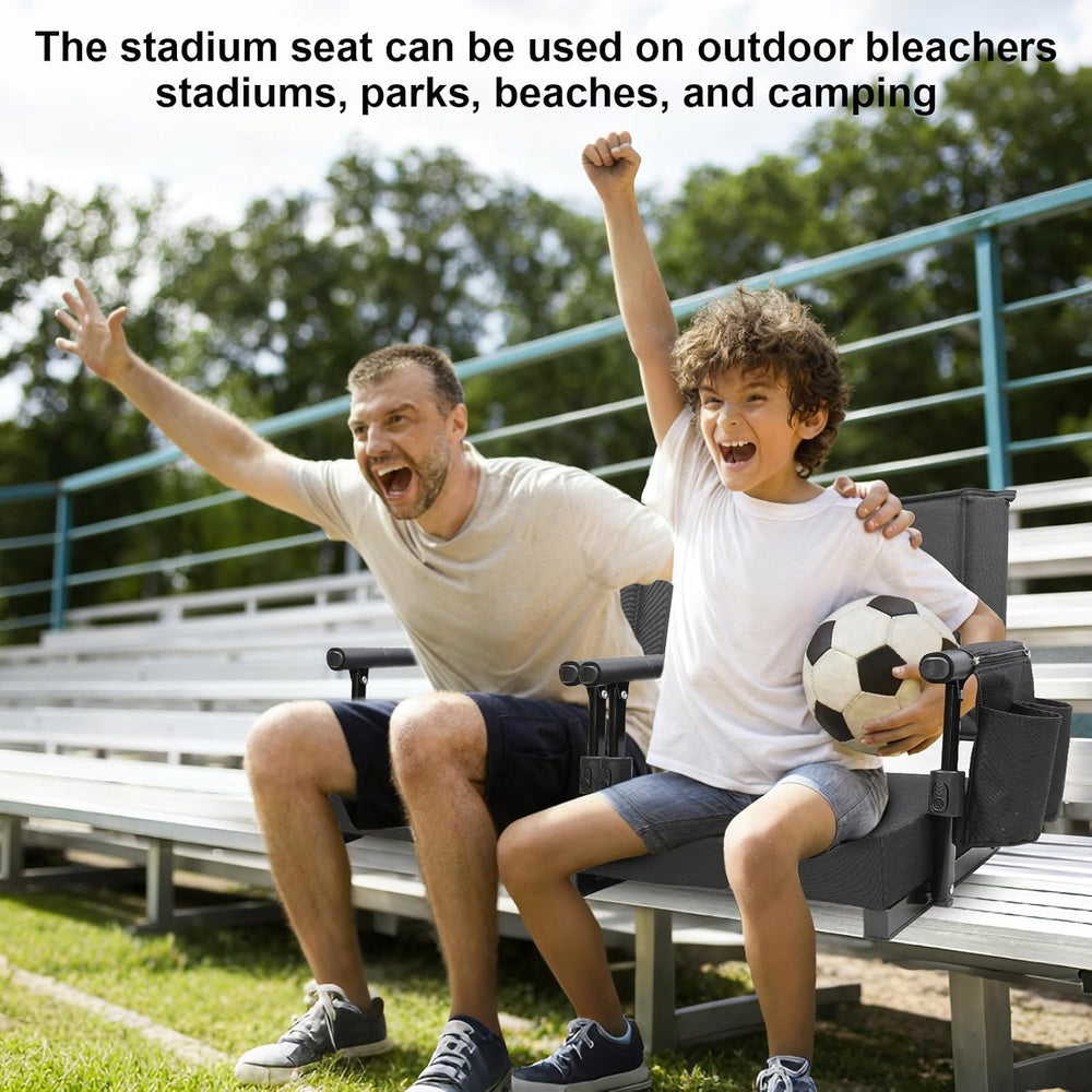 Padded Stadium Seats with Back Support and Cushion