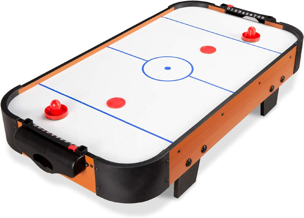 Best Choice Products Portable Tabletop Air Hockey Table for Game Room w/ 100V...