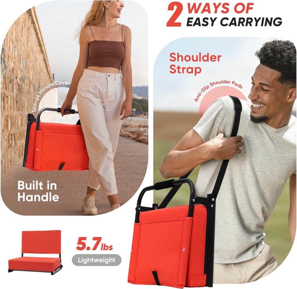 Sekey Stadium Seats with Back Support & Armrests