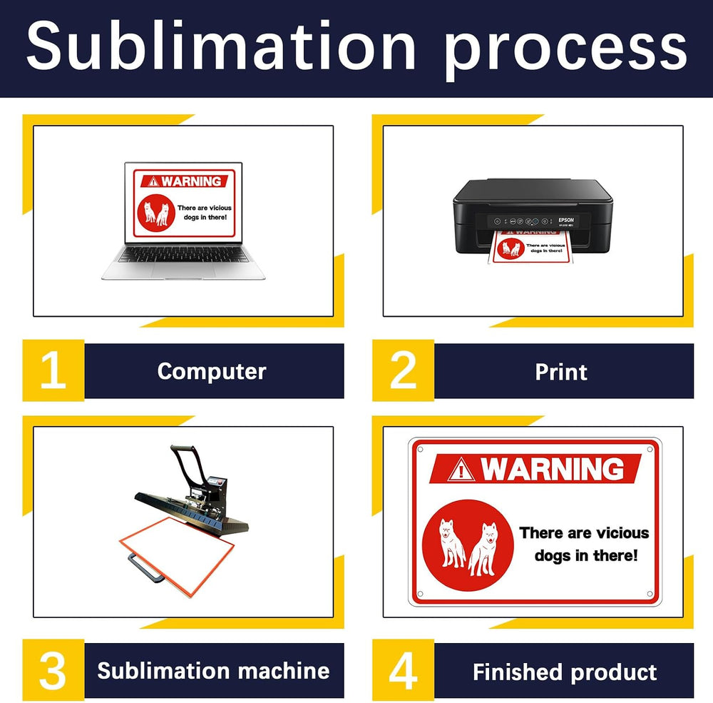 24 pcs 8 X 12 inch sublimation metal sign blanks, Aluminum sublimation sign b...