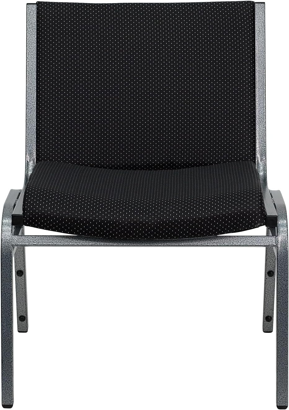 Flash Furniture Hercules Big & Tall Fabric Stack Chair, Black