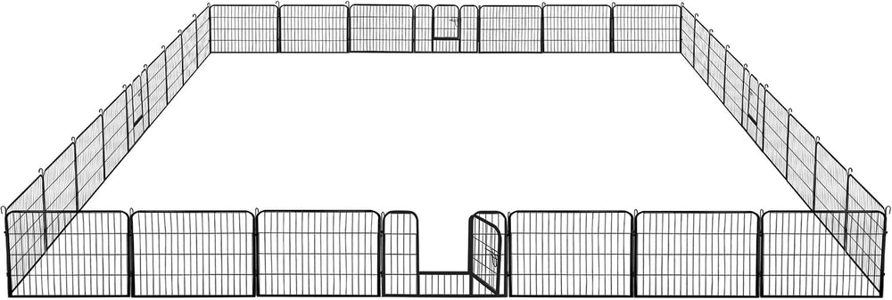 Yaheetech 24in x 85ft Rustproof Foldable Metal Decorative Garden Fence