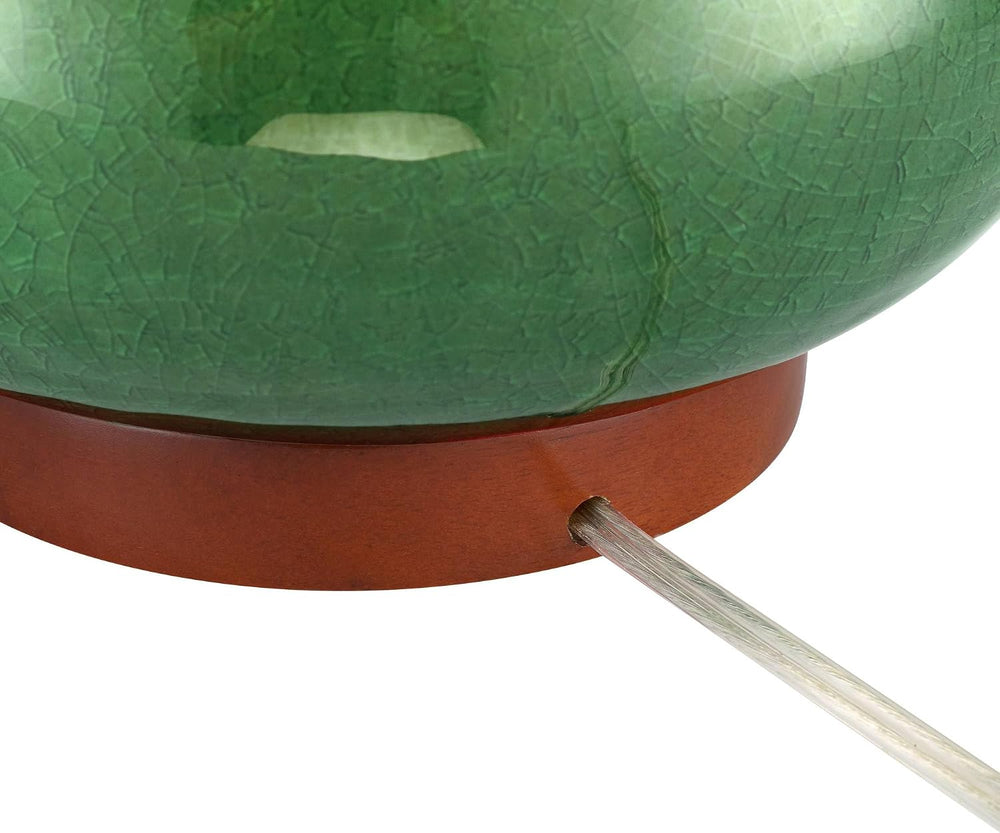 Andi 25" High 3-Way Table Lamp Modern Green Ceramic Cottage Mid Century