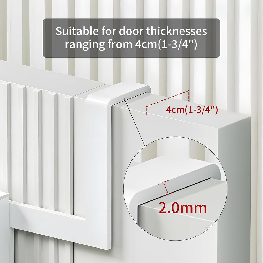 RFOUO Over The Door Hanger,Backpack Hanger for Closet, White