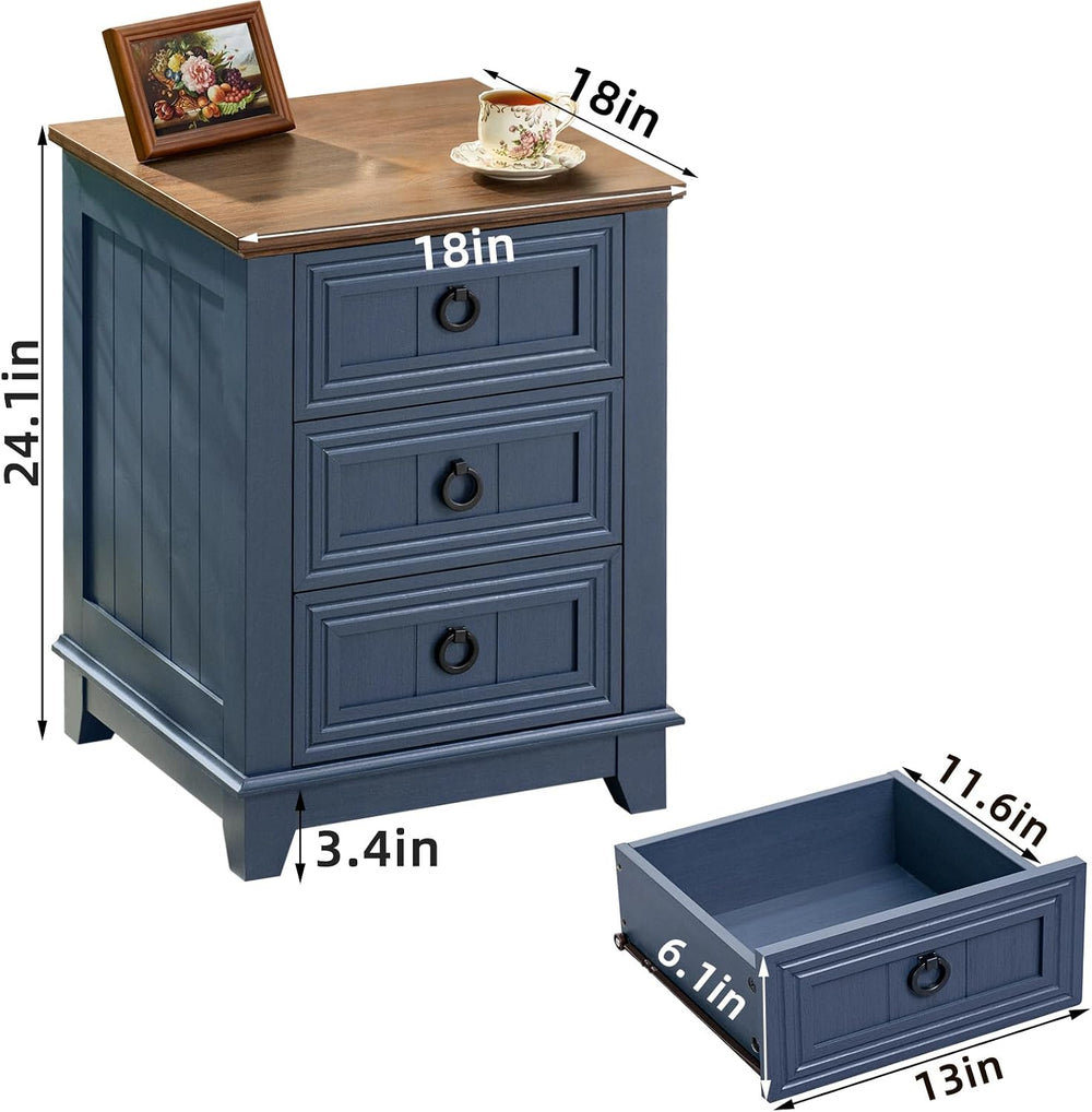 Joaxswe Farmhouse Coffee Table Set of 3