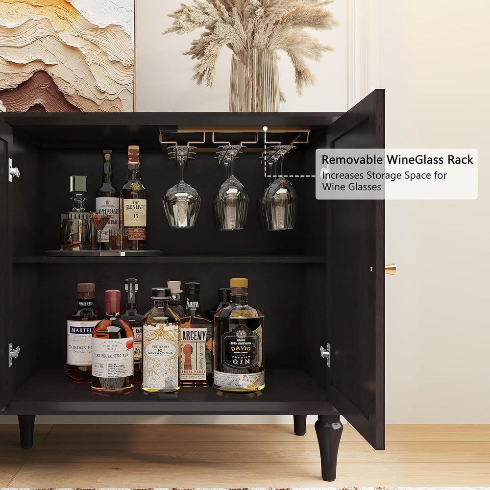 ARTPOWER 58'' Mid-Century Modern Sideboard Buffet Cabinet with Storage