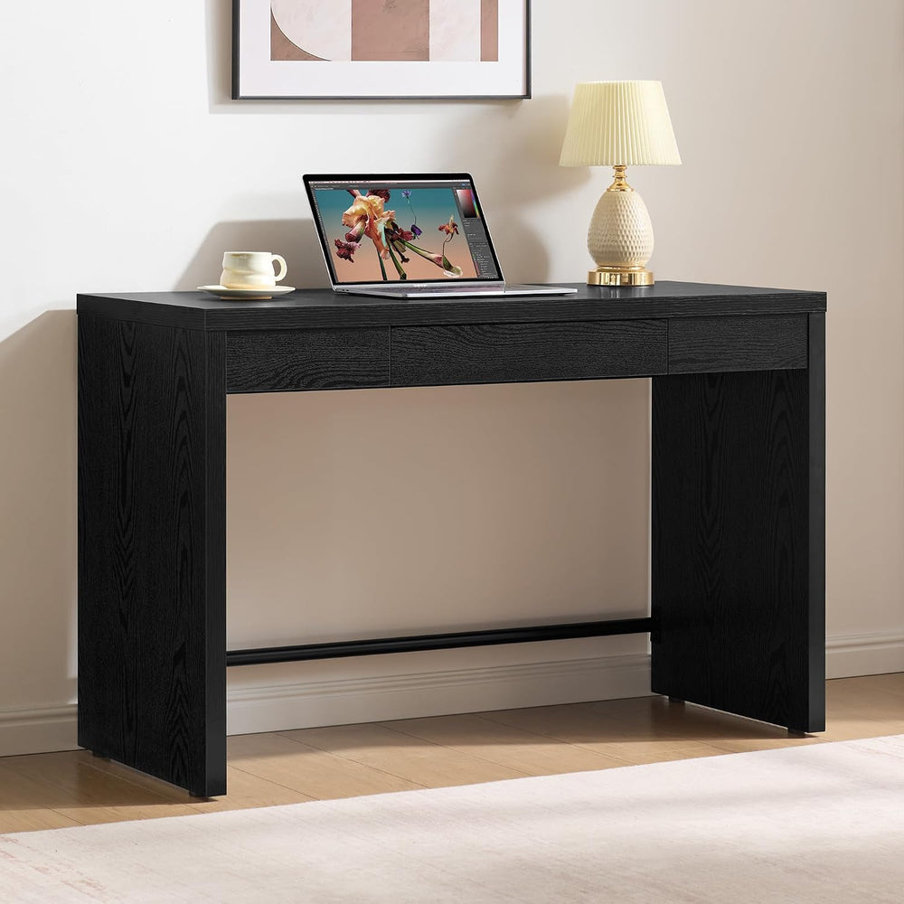 SICOTAS Computer Desk, 47-Inch Home Office Desk Writing Desk with Drawer