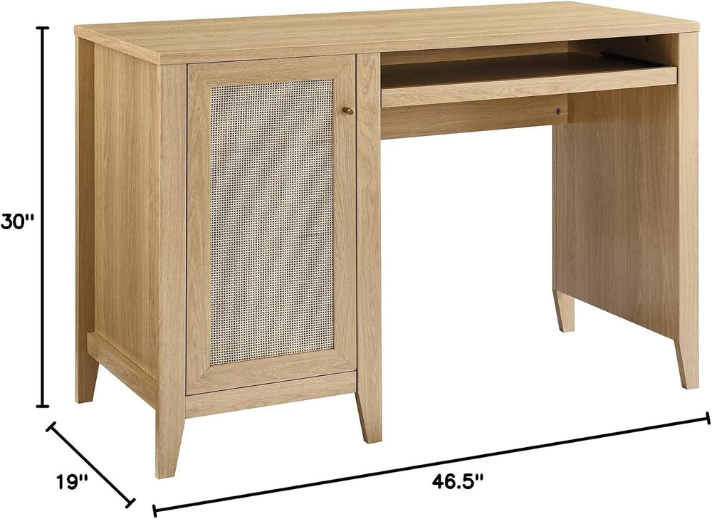 Modway Soma Desk, Oak, 47"