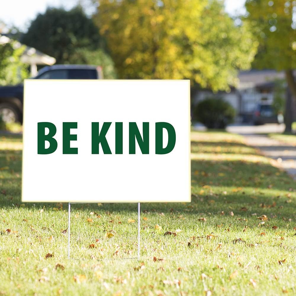 Vispronet Motivational Yard Sign Set – 23in x 17in Weather Resistant Yard Sig...