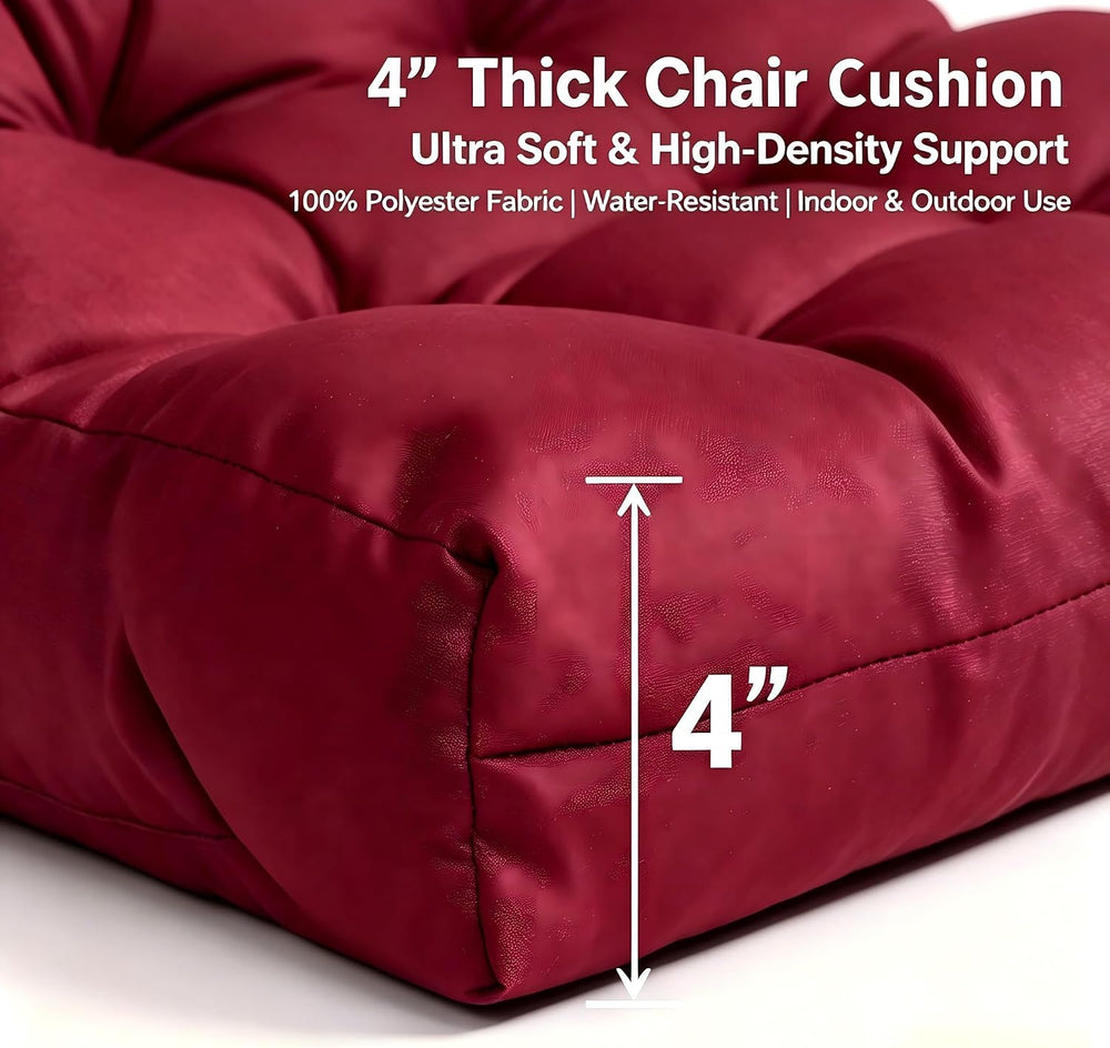 QILLOWAY Outdoor Chair Cushion for Patio Furniture, Waterproof Patio Cushions...