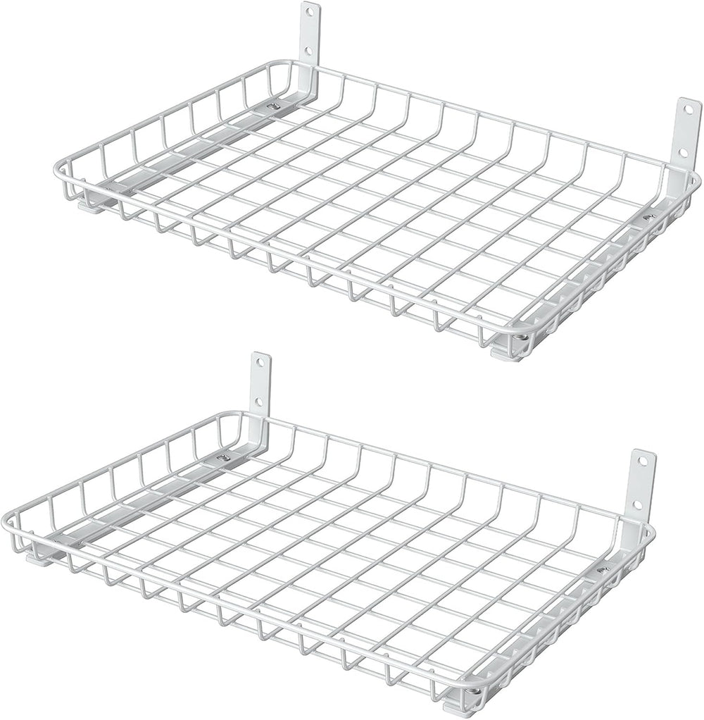 WALMANN Wall Shelves, 12 * 18 inch Wall-Mounted Storage Shelves for Garage