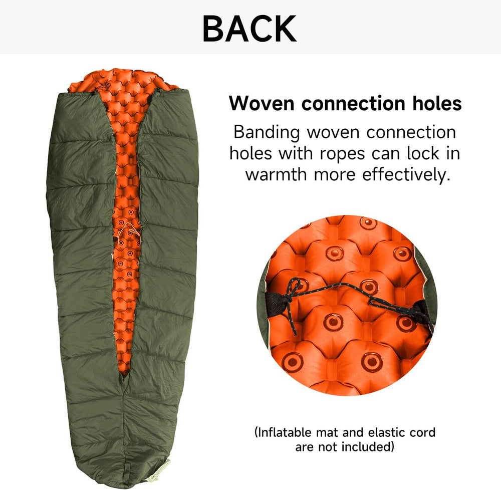 Top Quilt for Hammocks, Ultralight Sleeping Bag Topquilt, Warm Insulation Sle...