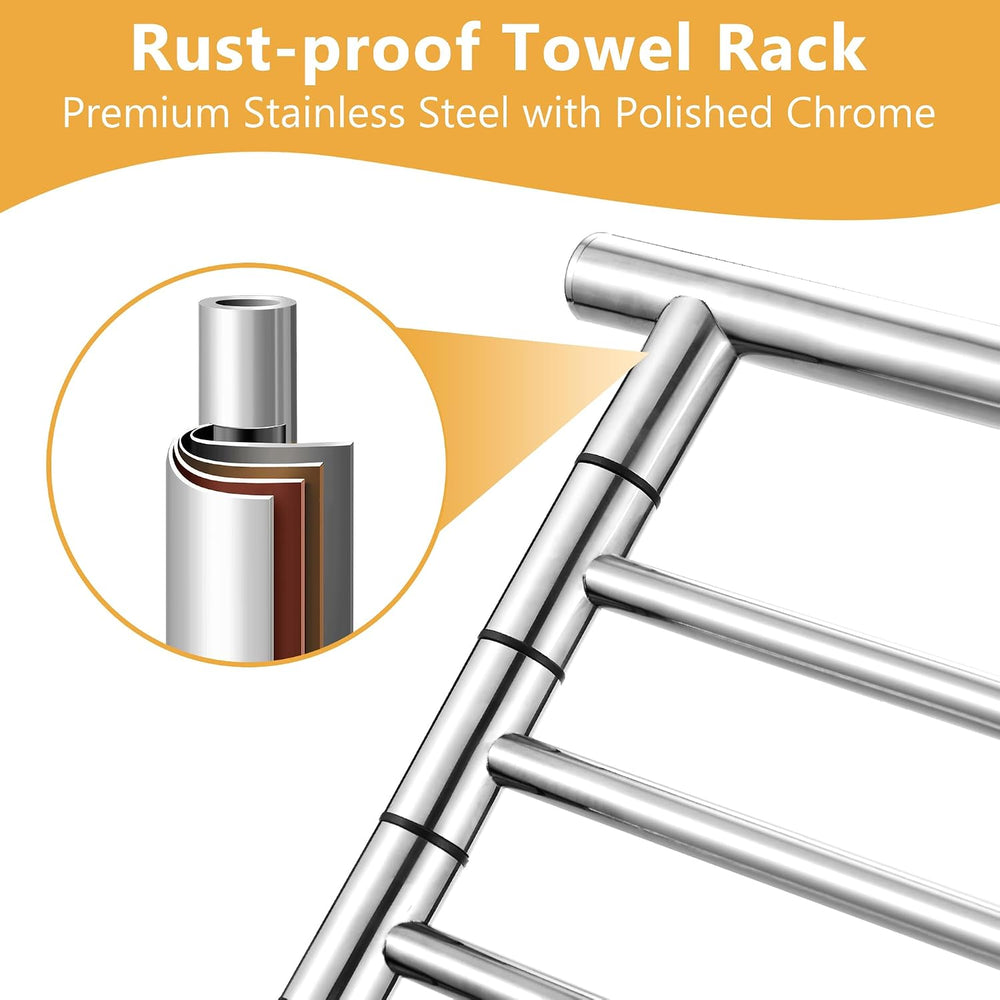 Freestanding Towel Rack, 40 Inch Tall Standing Towel Racks for Bathroom with ...