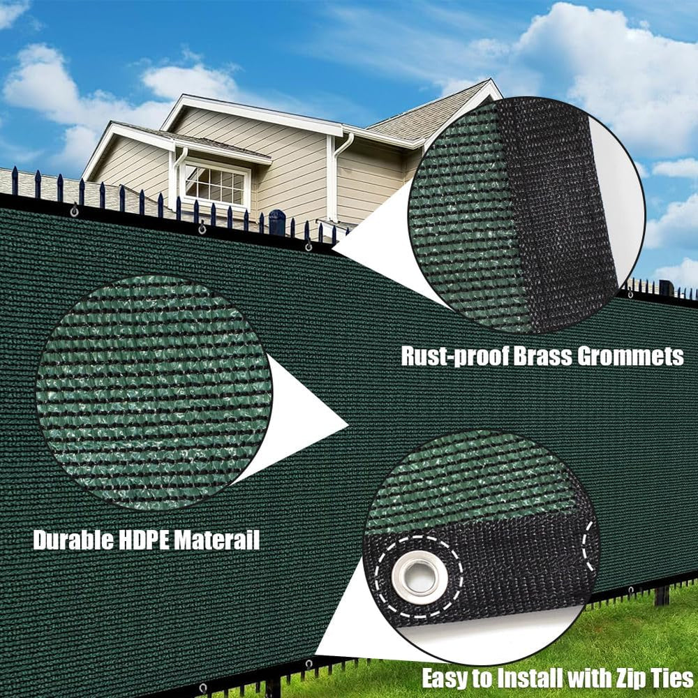 GL Garden Privacy Net Protective Screen, 5' x 33' Decorative Fences H...