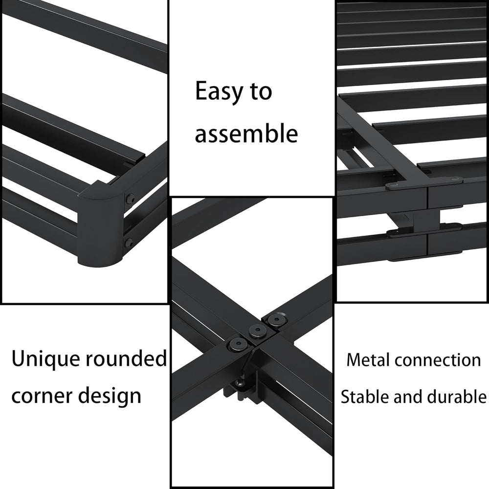 OSASET Low Profile Box Spring King - 3 Inch Box Spring King Heavy Duty Bed Fo...