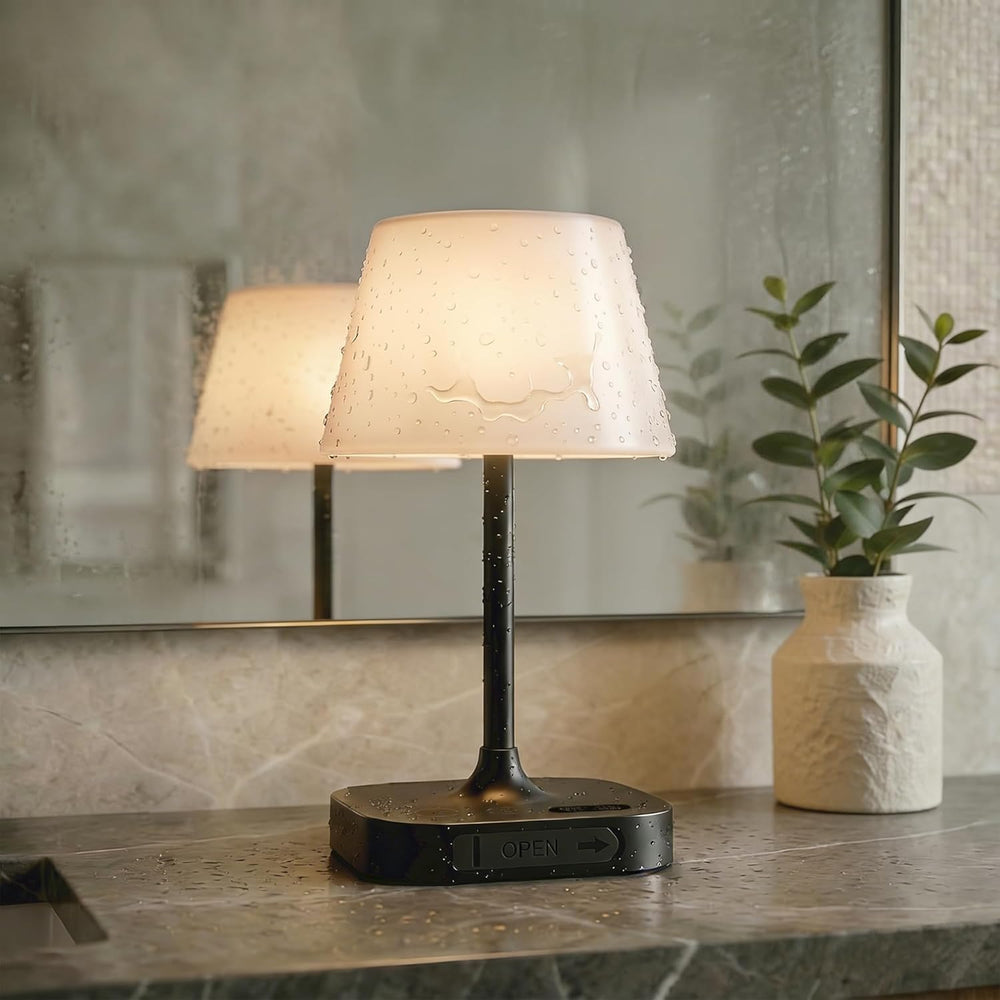 Table Lamp,Cordless Waterproof Shower Lamp and Dimmable Touch Lamp