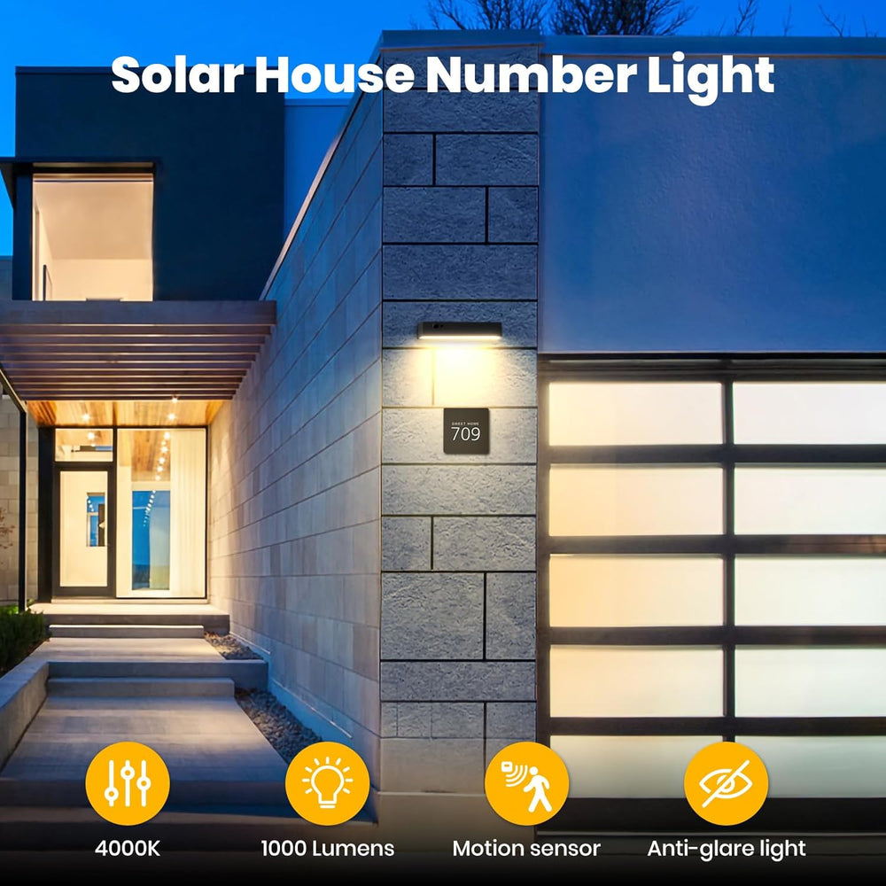 SOTTLOT Solar Wall Lights Outdoor, 2Pcs Solar Lights with Motion Sensor