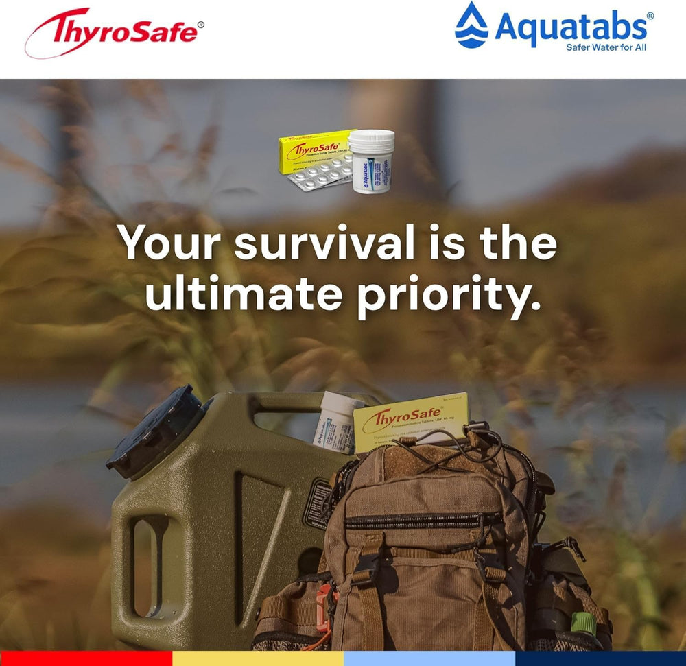 Aquatabs 397mg Tablets (100 Pack) & ThyroSafe 65mg Tablets (20 Pack)