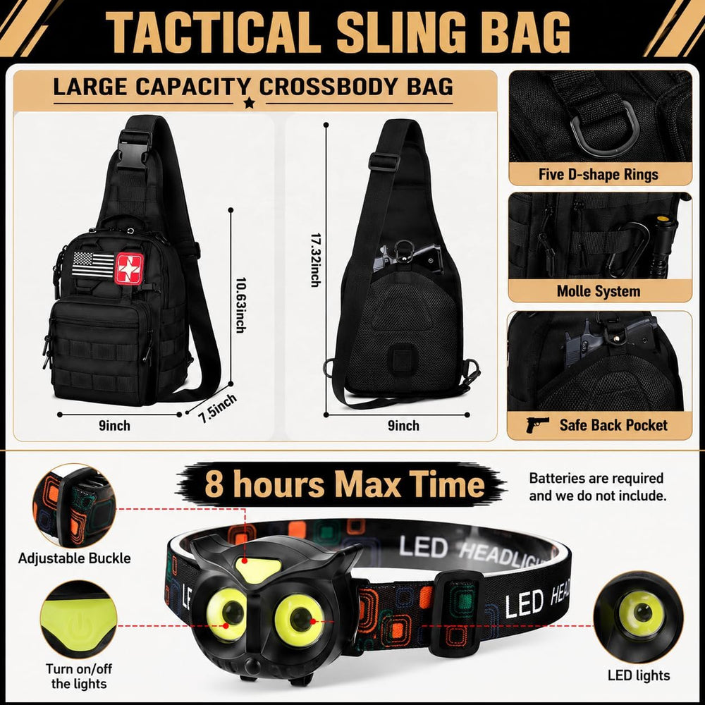 Survival Kit, 294 Pcs Survival Gear Emergency Supplies First Aid Kit