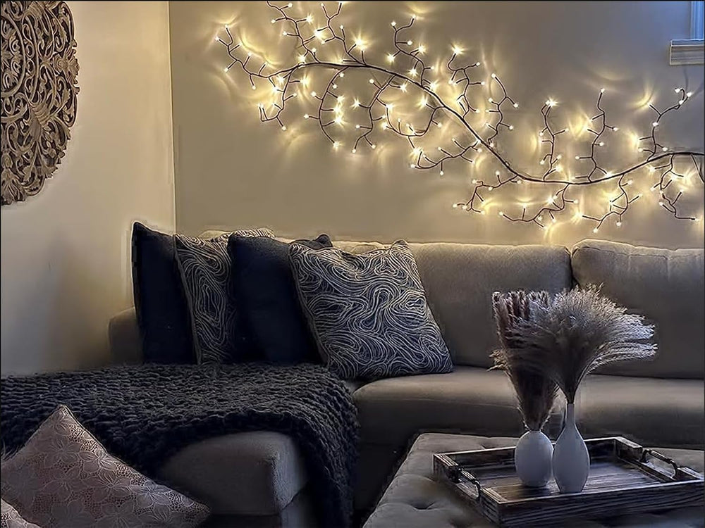 2PCS Enchanted Willow Vine Lights for Home Decor,Flexible DIY Lighted Branche...