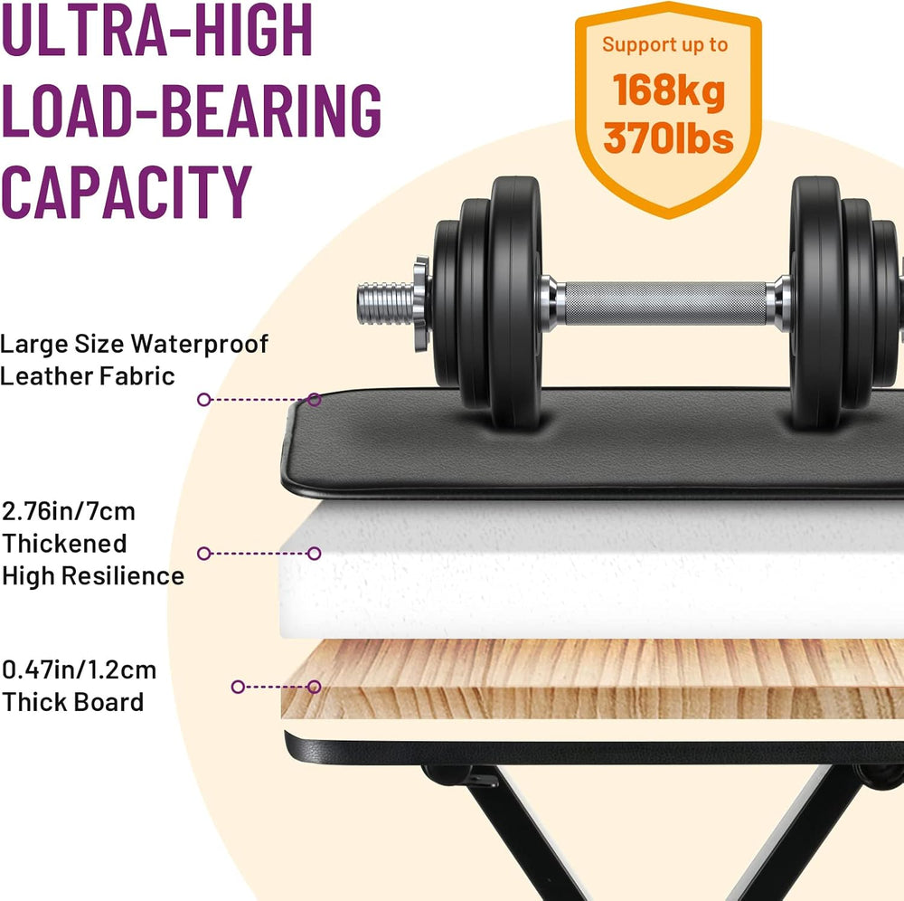 CAHAYA Keyboard Bench Thick Padded Piano Stool Adjustable Height Chair