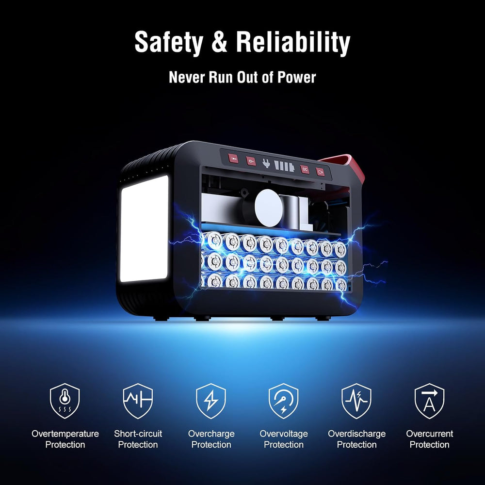 MARBERO 237Wh Solar Generator with Solar Panel Included Portable Power Statio...