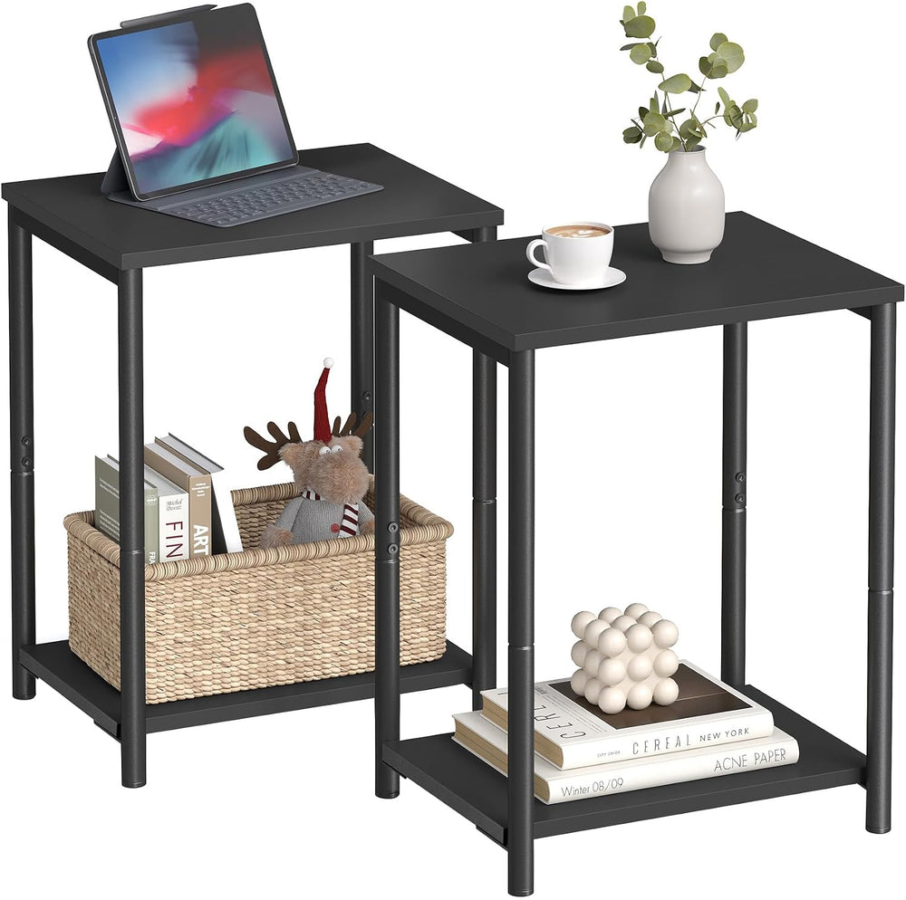 VASAGLE Side Tables Set of 2, Small End Table, Nightstand for Living Room