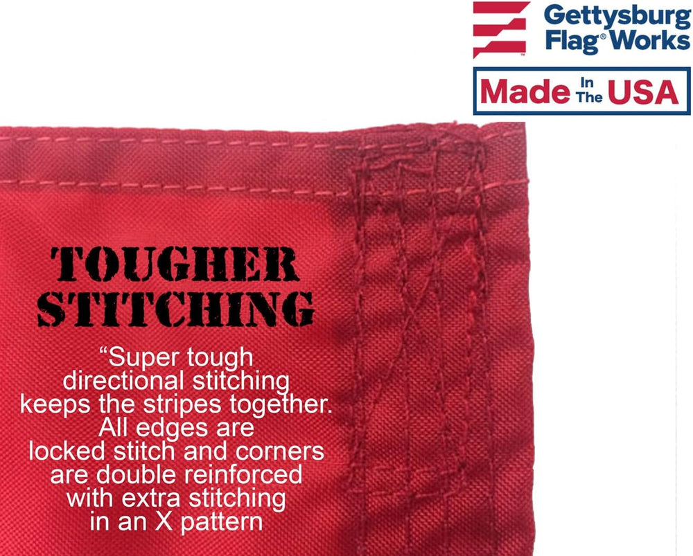 3x5' Battle-Tough® US Flag, Durable All-Weather Nylon American Flag, Sewn...