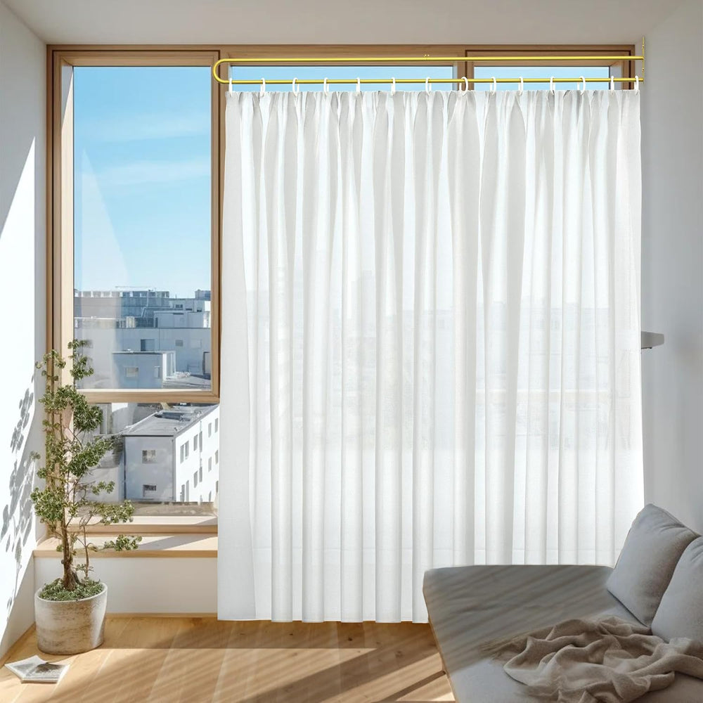 U-Shape Privacy Curtains for Room Divider, Beauty Salon Partition Curtain