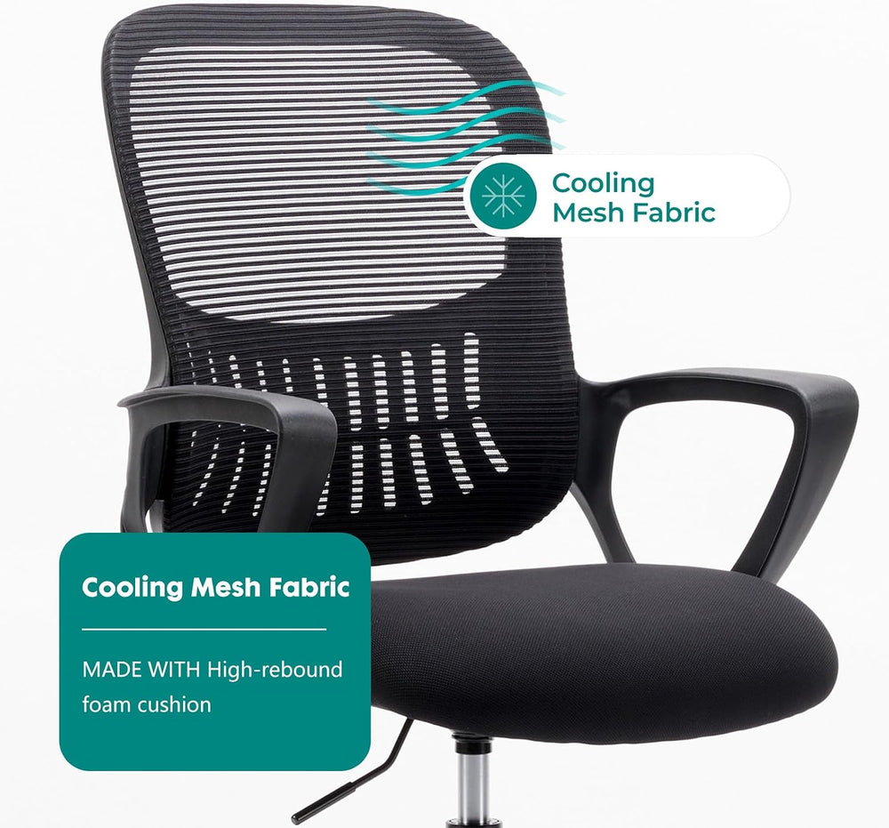 DUMOS Ergonomic Drafting Chair, Tall Office Chair for Standing Desk