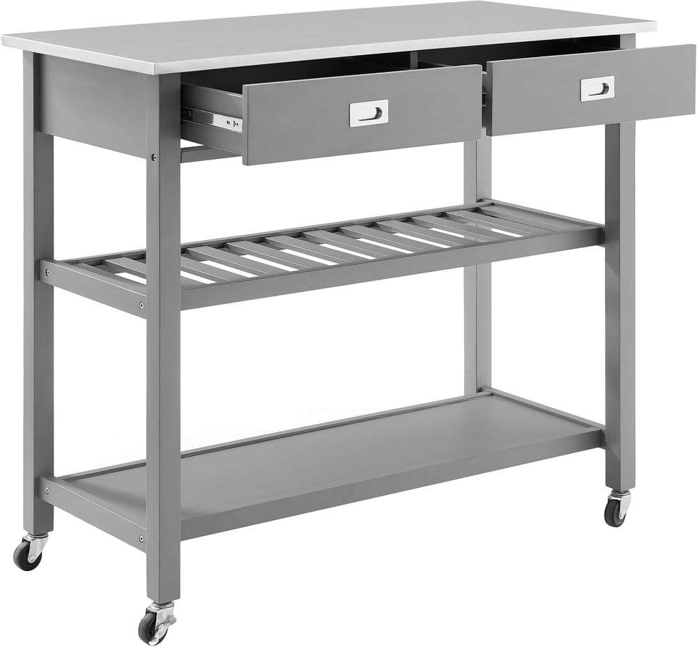 Crosley Furniture Chloe Rolling Kitchen Island