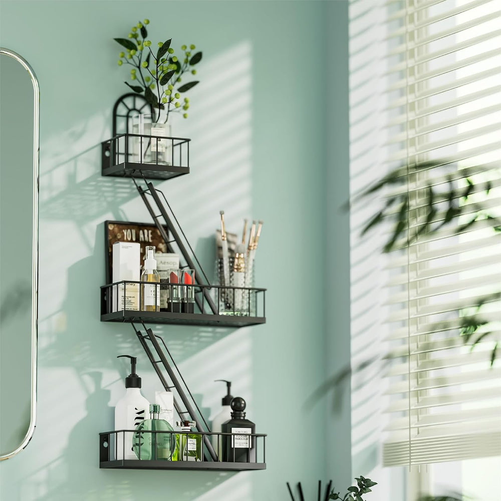 Black Fire Escape Shelf