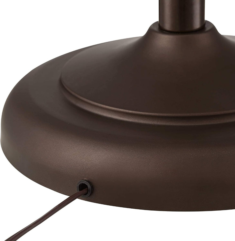 Industrial Bronze Adjustable Downbridge 57" Tall Floor Lamp