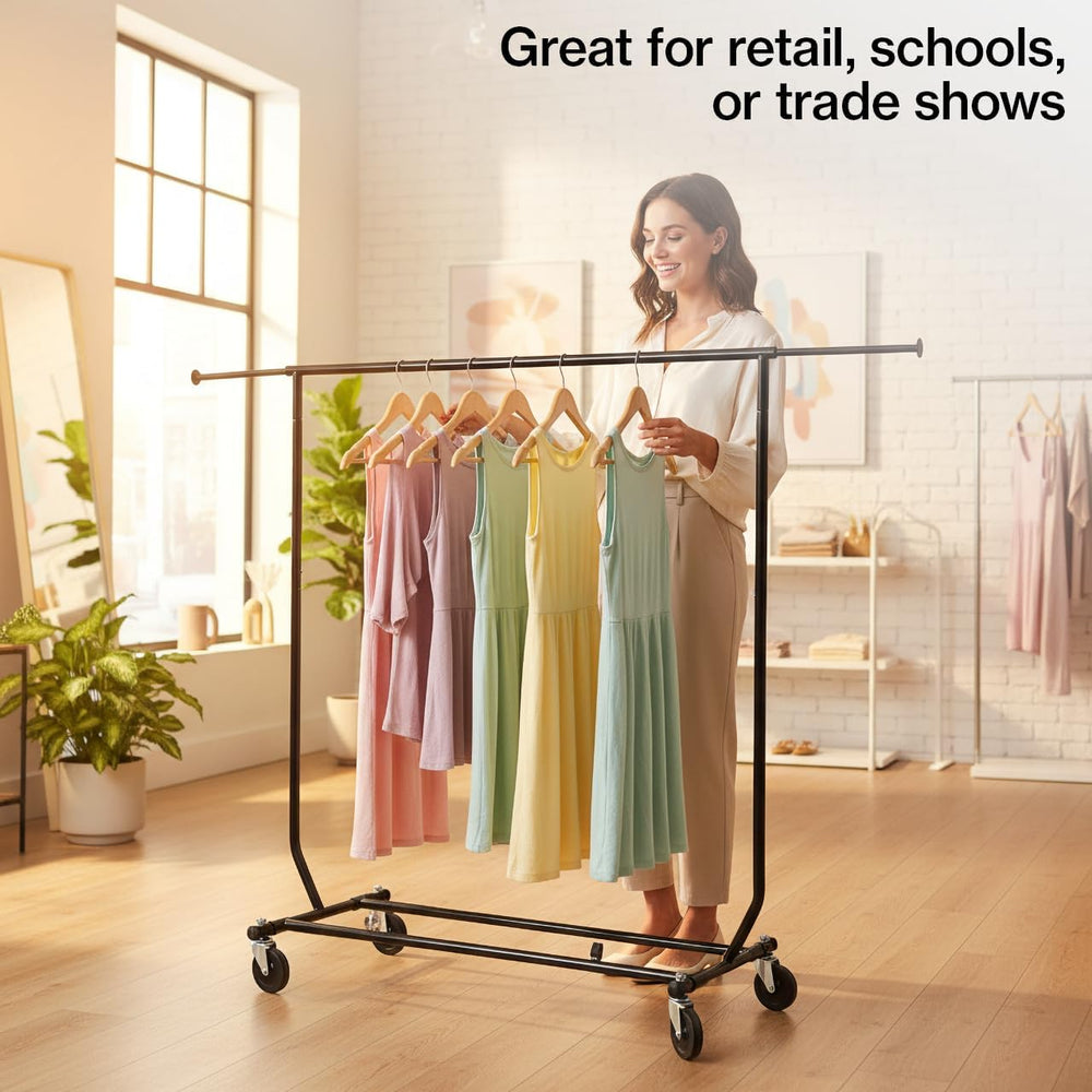 SSWBasics Rolling Collapsible Salesman Rack