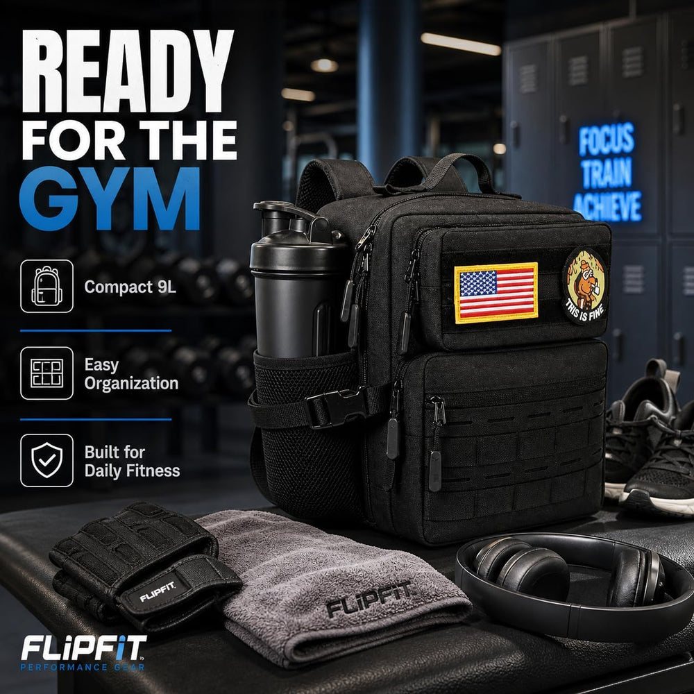 9L Mini Tactical Backpack Small Military Gym Bag for Men Women Molle Daypack ...