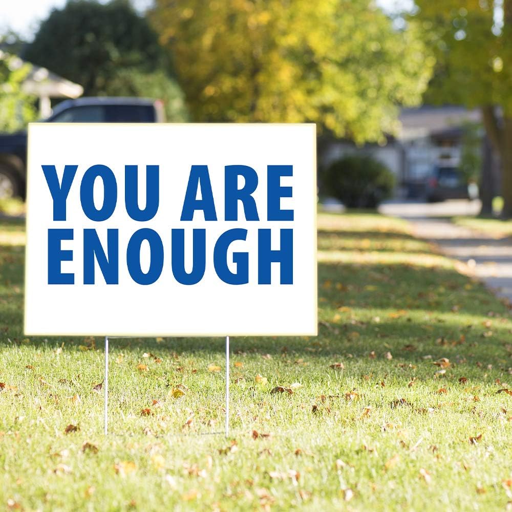 Vispronet Motivational Yard Sign Set – 23in x 17in Weather Resistant Yard Sig...
