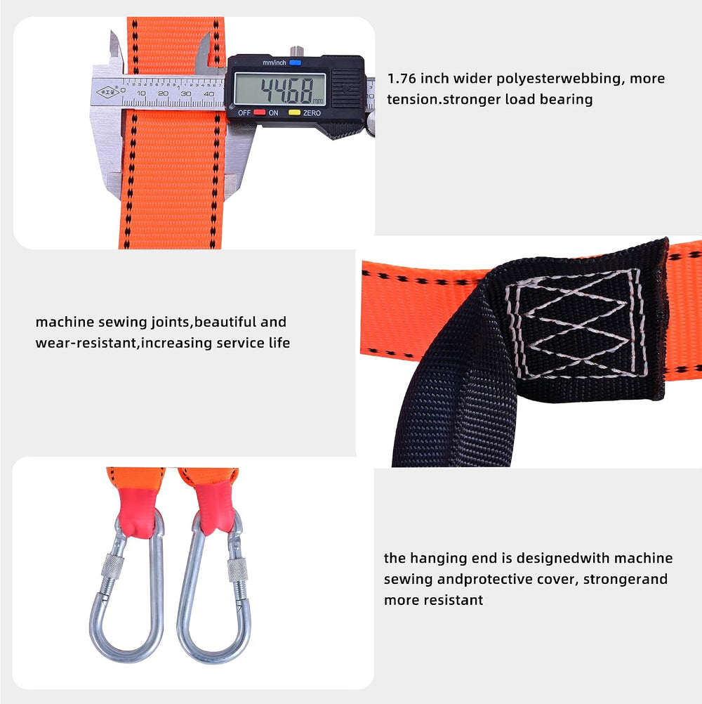 Rope Ladder, Fire Escape Safety Ladder Emergency of Deploys Quickly,2 Story H...