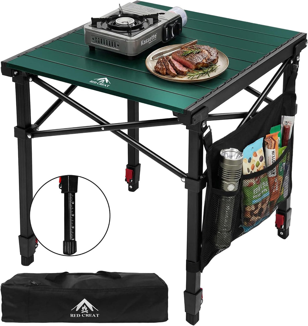 Portable Folding Camping Table Lightweight with Adjustable Height