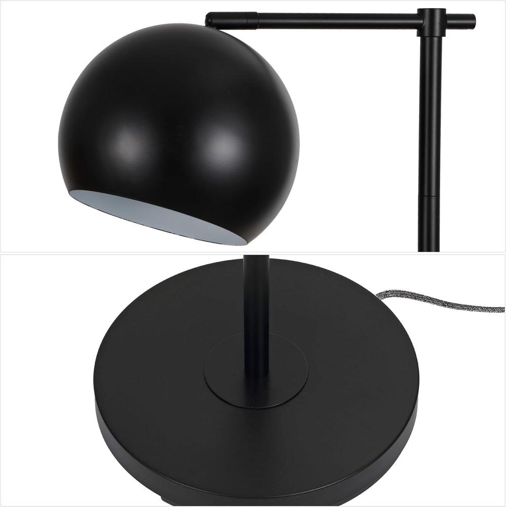 JONATHAN Y Eva Modern Contemporary Floor Lamp 58.5" Metal, Black