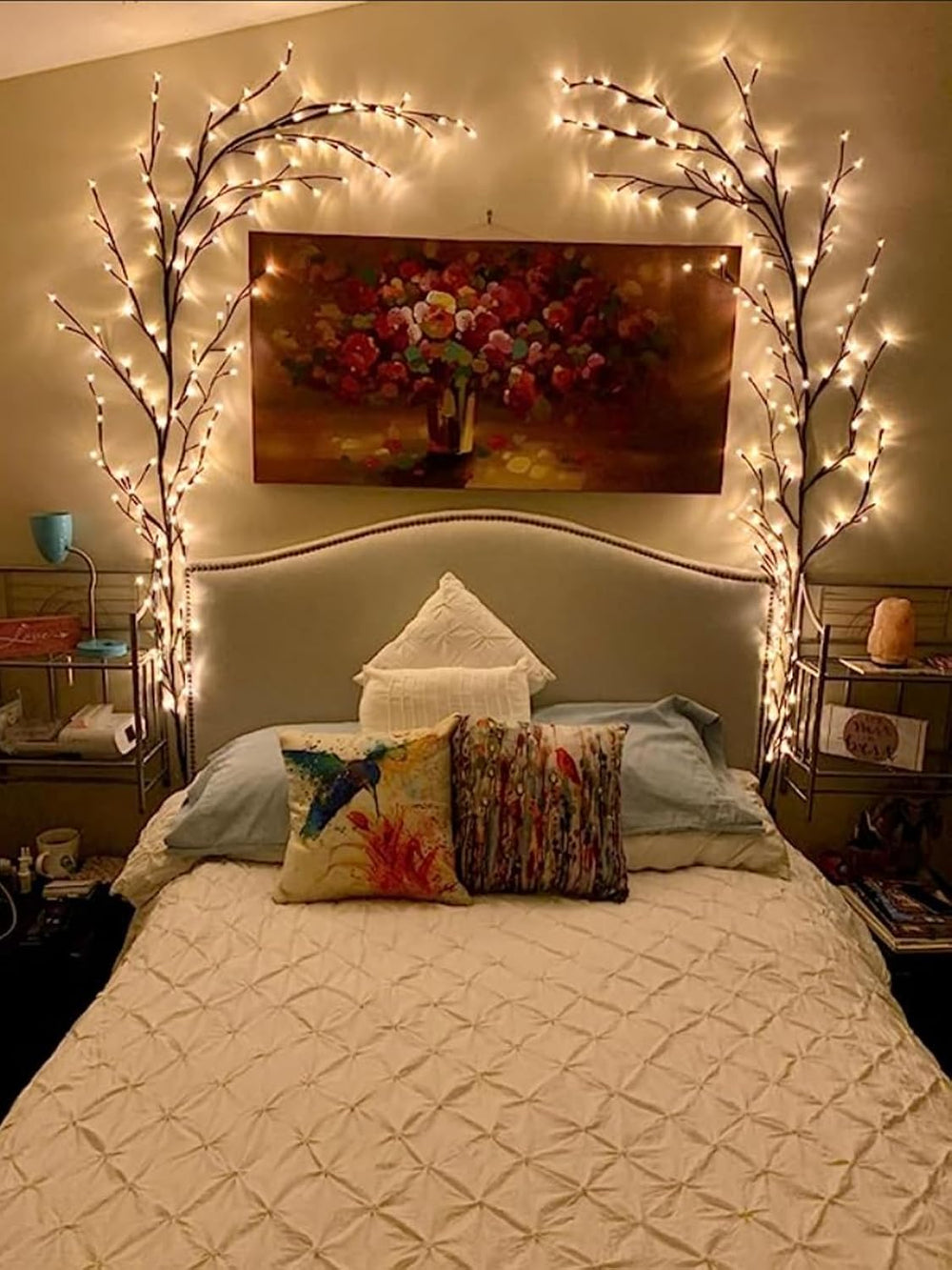 2PCS Enchanted Willow Vine Lights for Home Decor,Flexible DIY Lighted Branche...
