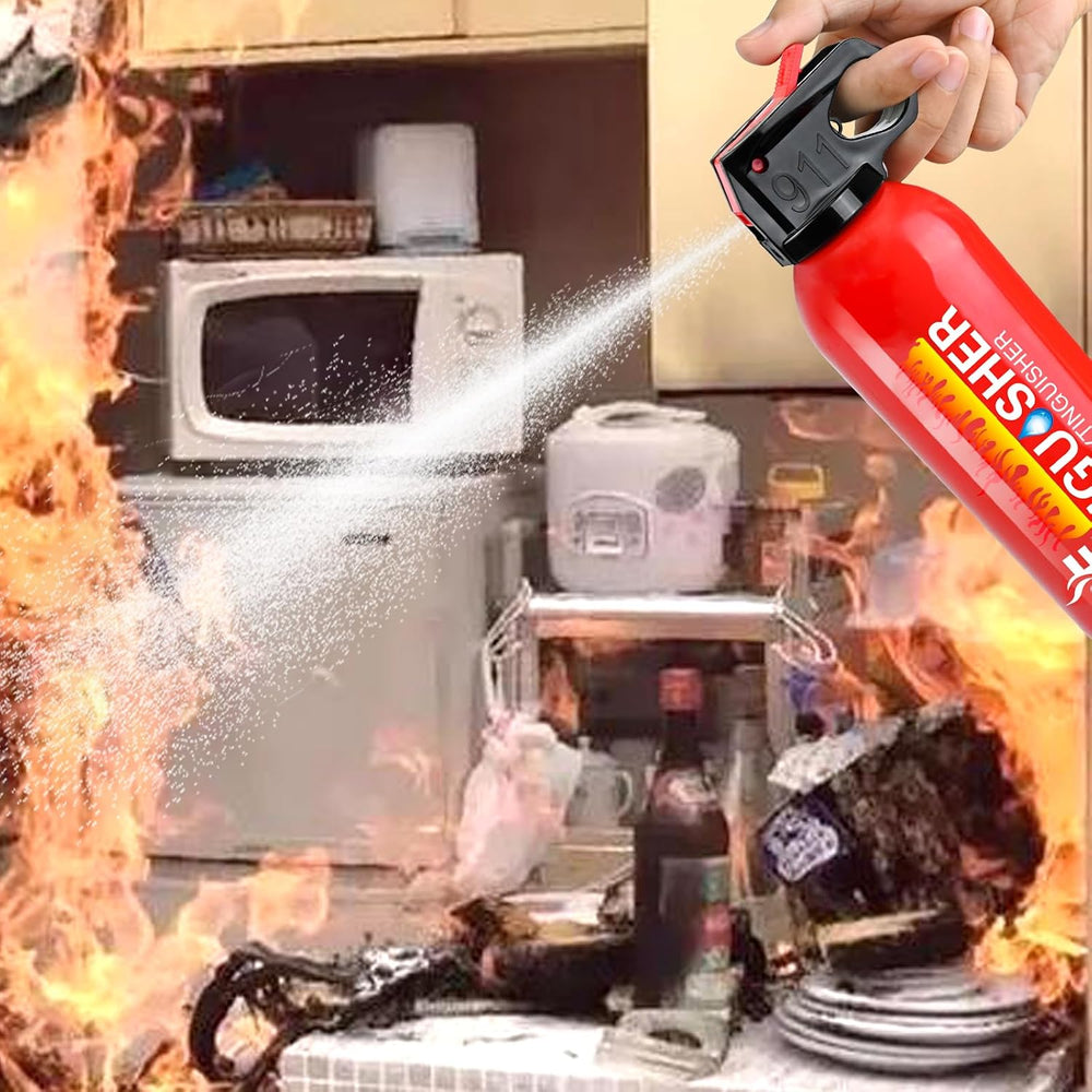 Upgrade Fire Extinguisher for Home, 4Pack Car Fire Extinguishers with Mount,