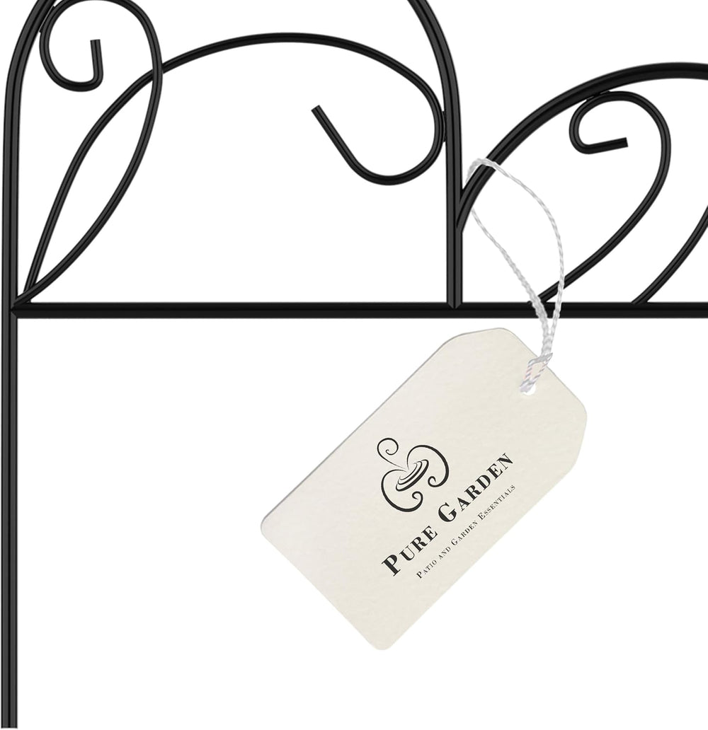 Metal Garden Fencing- Set of 5 Panels of Mimosa Decorative Edging Flower Beds...
