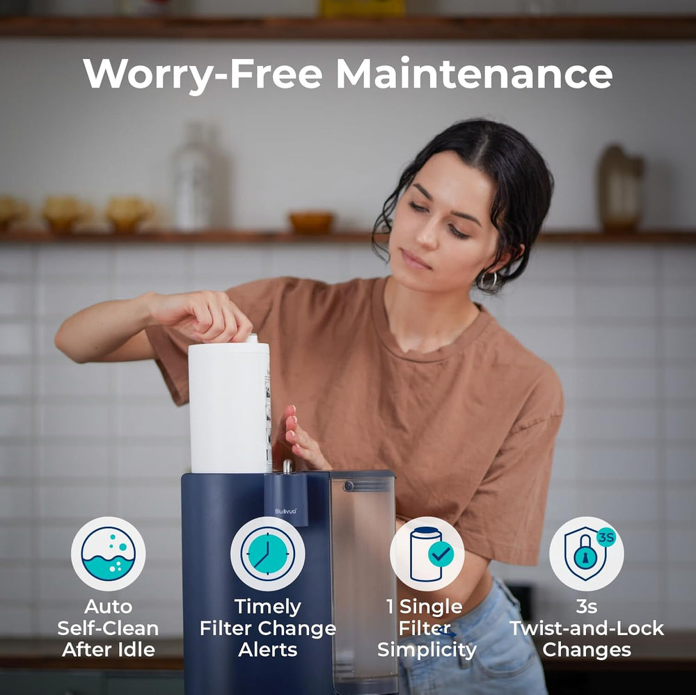 Bluevua RO100ROPOT-Travel Reverse Osmosis Countertop Water Filter