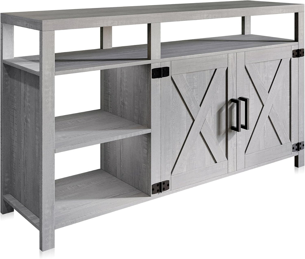 BELLEZE 58" TV Stand for TVs Up to 65", Modern Entertainment Center...