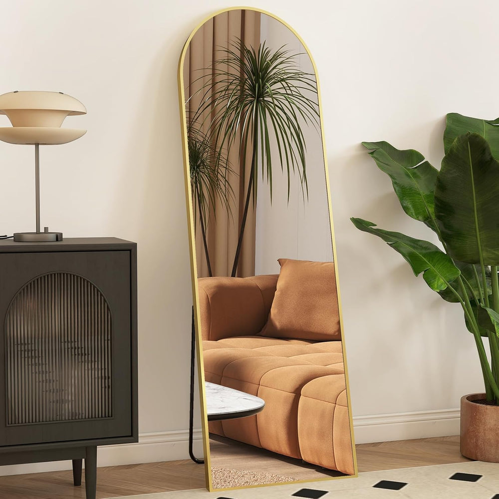 16"x59" Arched Mirror Full Length, Upgraded Body Wall Mirrors
