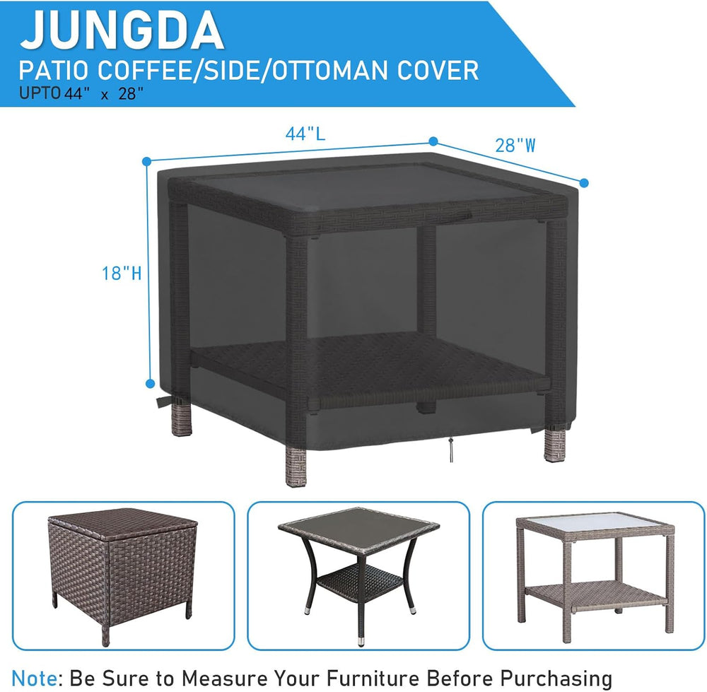 Outdoor Table Cover for 44 Inch Rectangle Side Table