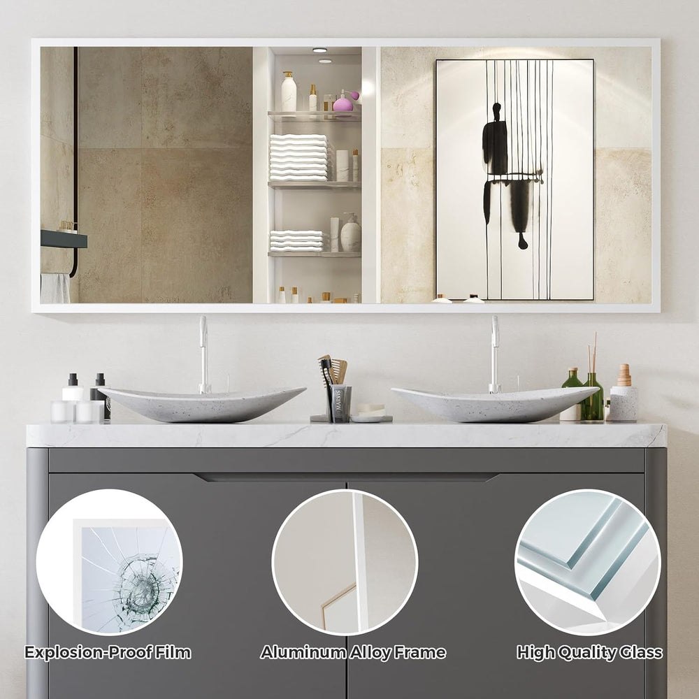 Koonmi 71"x30" Floor Mirror Full Length, Large Sliver Mirror