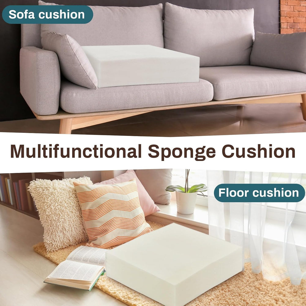 Frienda 2 Pack 6" x 26" x 26" Upholstery High Density Foam Squ...