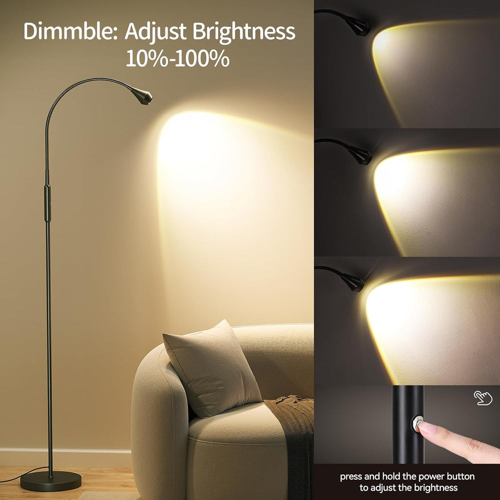 SUNMORY Adjustable LED Beam Floor Lamps for Living Room, Reading Lamp
